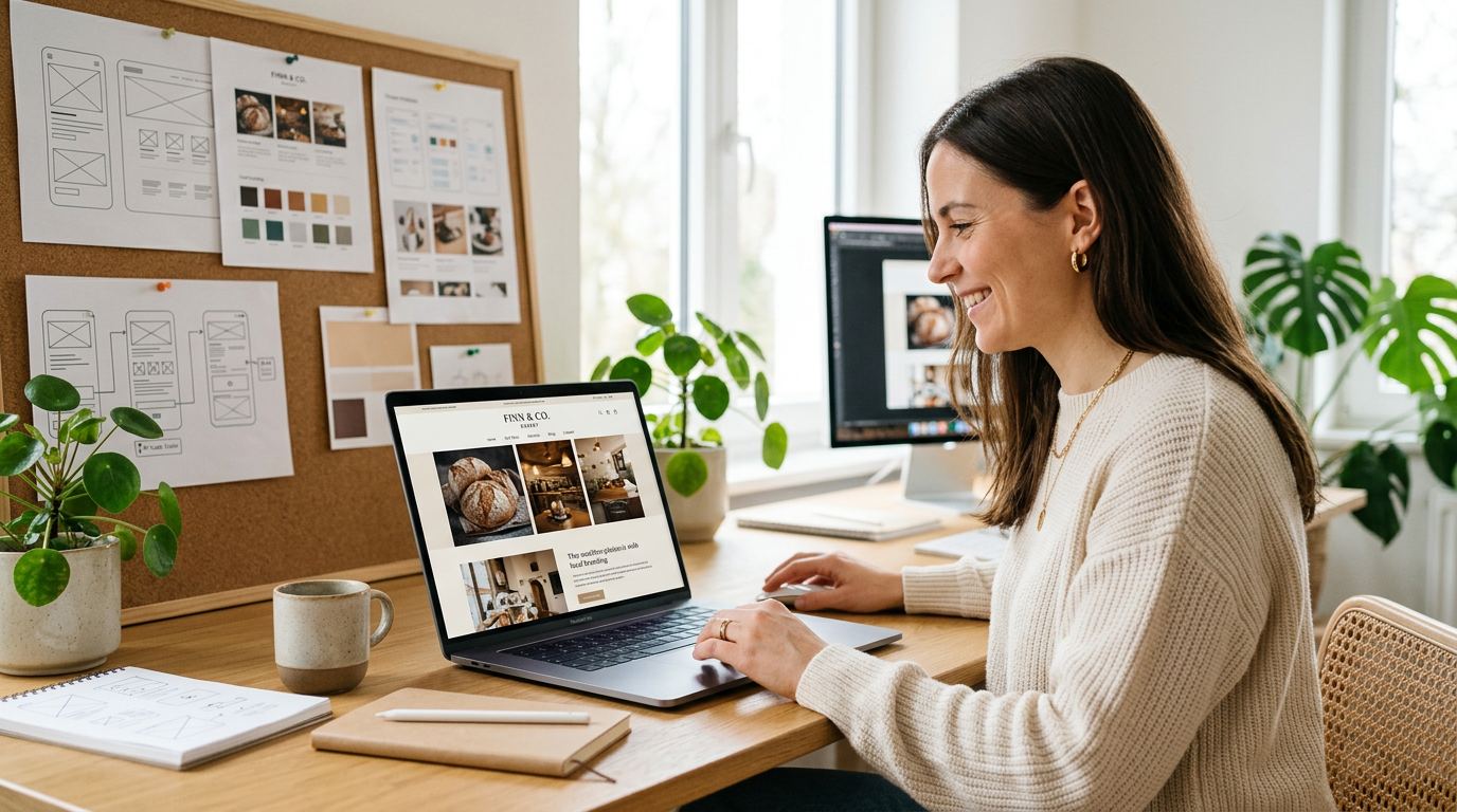 Die perfekte Website für kleine Unternehmen